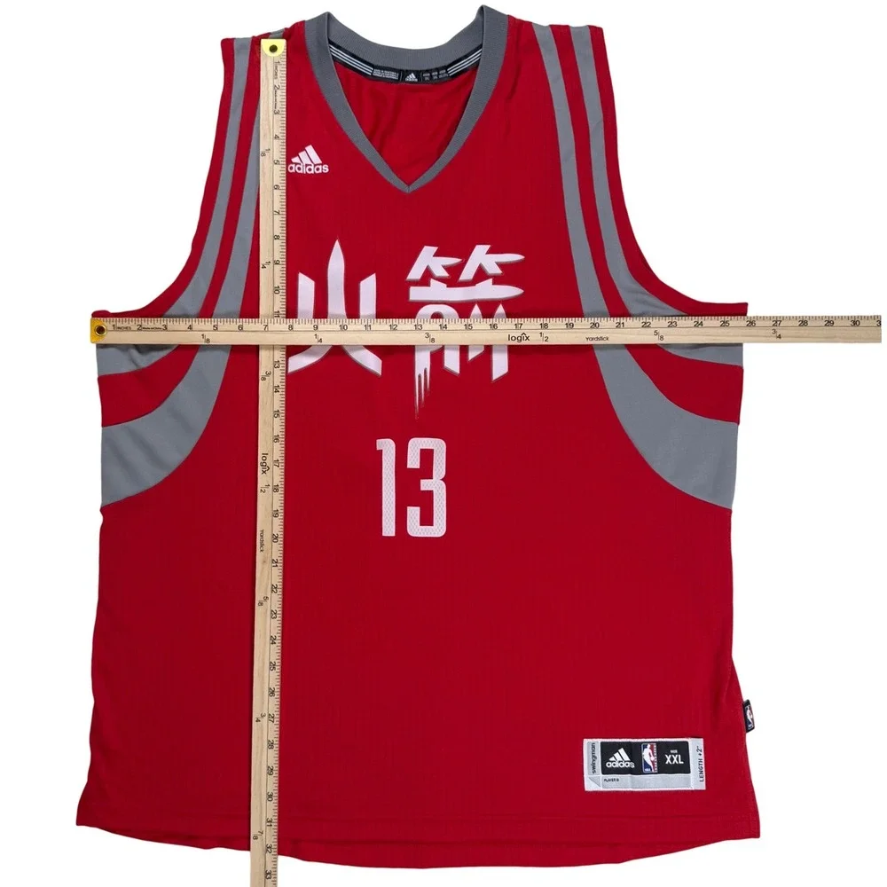 Adidas Houston Rockets James Harden Chinese New Year Jersey Red‎ XXL 7470A NBA